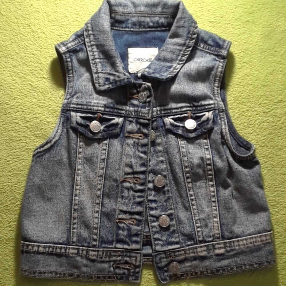 Girls Jean vest